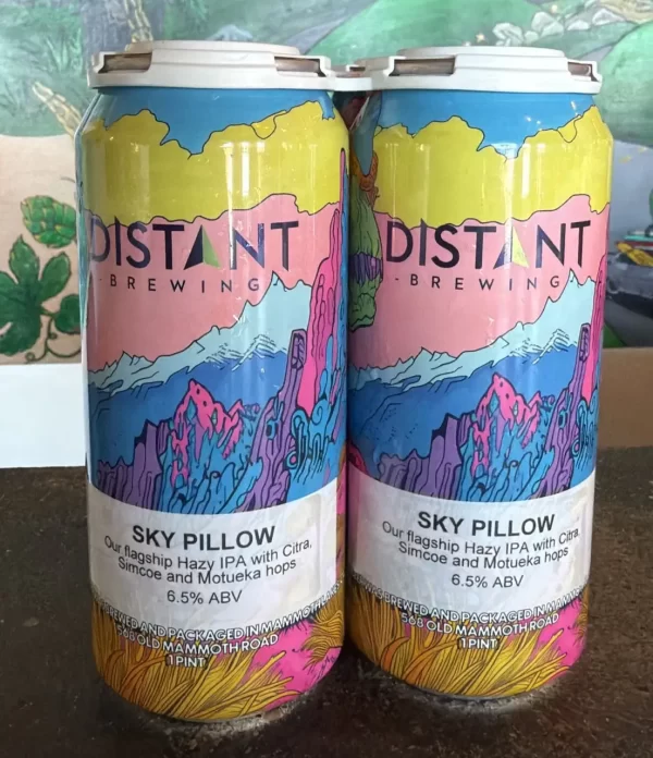 Sky Pillow Hazy IPA Distant Brewing